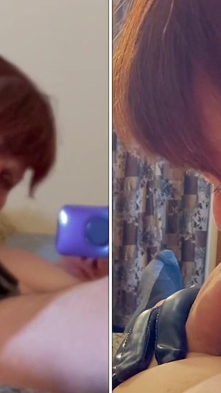 Heavy Metal Loving Mature Granny Cocksucker