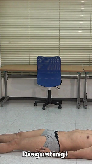 Sadistic Female Boss' Human Chair Facesitting, Ballkicking, Slapping, Trampling with High Heels and Foot