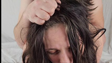 Young French Girl Submissive to Her Master Who Obeys Cum Facial Sodomy Fingers Ass Tie BDSM