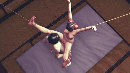 Hatano Miwa Oil Fuck - Big Ass Lifted for Intense Side-Fuck - Virgin Pussy Filled with Cum Japanese 3D Hentai