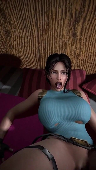 Classic Lara Croft Has Missionary Sex - Tomb Raider Parody