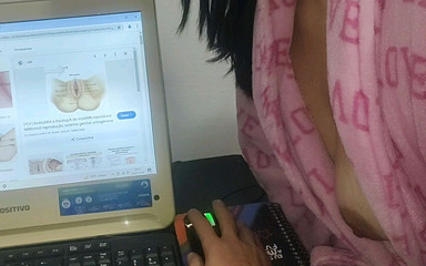 Stepmother Helps Stepson Study Anatomy