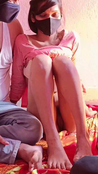 For the need of cash, he got his wife fucked by another and also fucked himself.