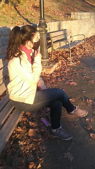 Homemade sextape with curvy girl from the street and cumshot