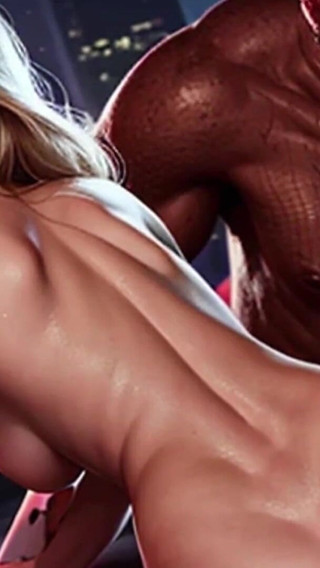 Woman Cornered by a Cyborg Goblin