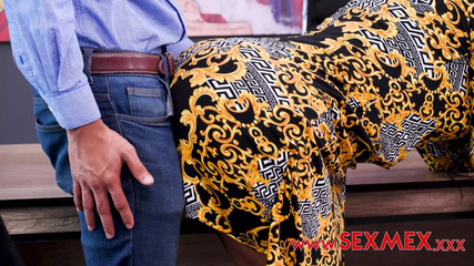 Horny Big Booty MILF Fucks Her Young Collaborator in the Office