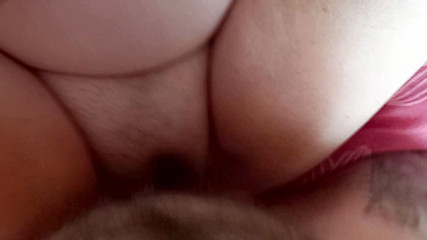 fleshy pussy of a fat woman in cum