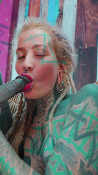 Hard Anal Fuck for Tattooed Girl - Balls Deep Assfuck for Goth Slut - ATM, Facial