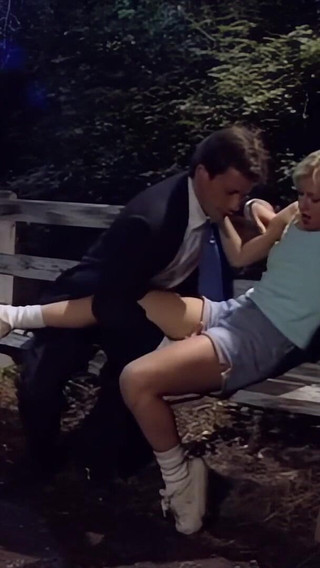 A Hot Night Fuck in the Park for a Young Blonde