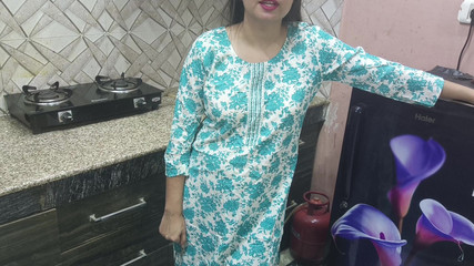 Indian Stepmom Fucking Stepson in Kitchen Young Step Mom with Hindi