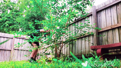 Peeing by My Mulberry Tree