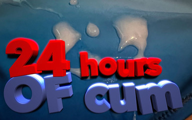 24 Hours of Trashing My Clothes in Cum