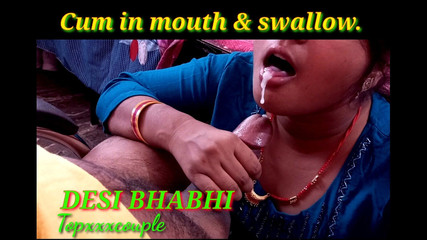 Indian Cum in Mouth & Swallow