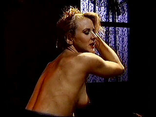 Woman enjoying the feel of pleasure on her ass