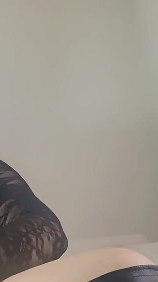 Behind the Scenes - Whore Wife Shows off for Her Fans - She Massages Her Tits and Pussy with Oil