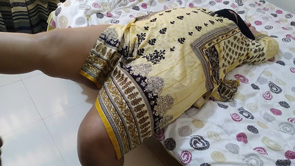 Nandita Stepaunty Without Pajamas and Rough Fuck While Resting on A Bed