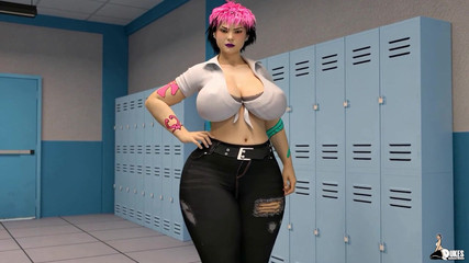 POV Big Tit Emo and Curvy Secretary Gets Fucked Like Cheap Sluts