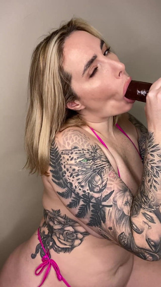 Watch Me Take This Big Black Cock in My Mouth