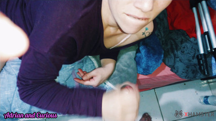 Curious goddess blonde milf sneakers