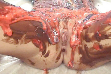 homemade messy porn - painted body porn