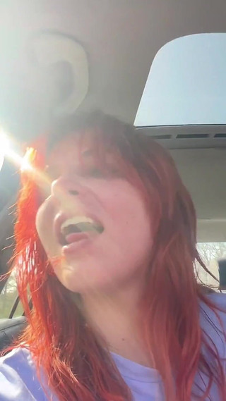 Licking Feet, Hard Face Slapping While Driving