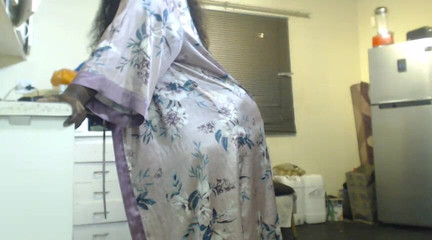 Fat Ass Ebony Bouncing Big Boobs and Masturbating