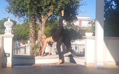 Selena's Outdoor Yoga and Sex