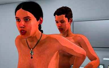 American Lucy Saw His Stepson Naked After That She Fucked with Her Step Son in English