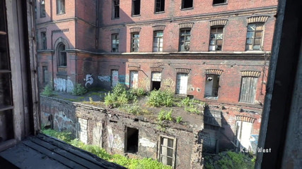 Caught a Cheeky Bitch in an Old Factory and Fucked in the Ass