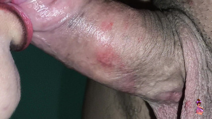 Vampire Style Lips Blowjob Closeup