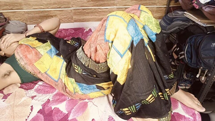 Desi Wife Fucked by His Husband Freind in His Bedroom.