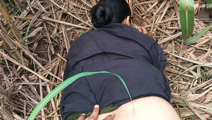 Indian Sex Video of Sister-in-law's Ass Being Fucked in the Sugarcane Field