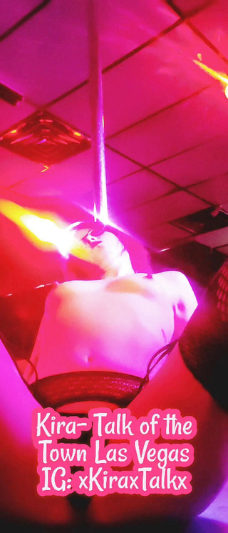 Las Vegas stripper topless stage set