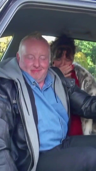 Two Matures Give a Guy a Blowjob in the Back of a Car