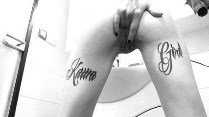 Tiny butthole fingering