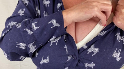 Mrs Mature Feet Stripping Down to Her Vintage Corsalette