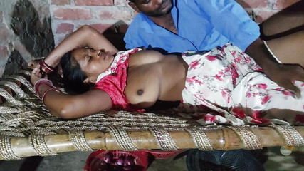 Neighbor's Bhabhi Fucked on the Village Bed