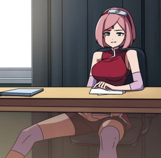 Kunoichi Trainer - Ninja Naruto Trainer - Part 80 - Sakura Masturbating Under Table by Loveskysanx