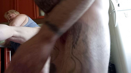 Fat woman sucks and then takes my cock in her pussy