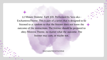 Femdom JOI Mean Denial 02