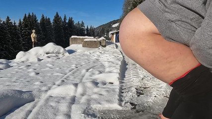 Piss heavy in public