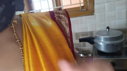 Housewife with Stepsister Kitchen Fucking