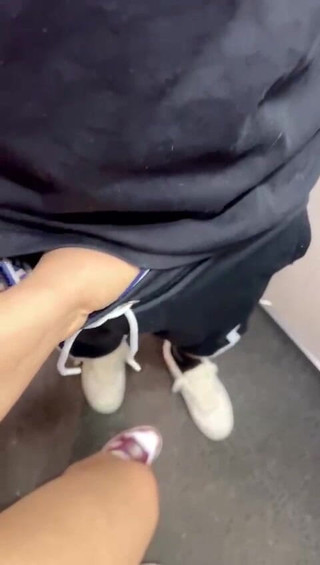 Hot Elevator Flirt with My Neighbor - I Invite Him to Fuck Me Hard