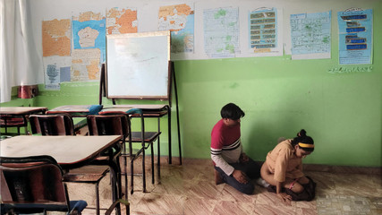 Desi Village College Couples Fucking in Classroom