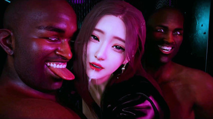 Beauty Student Enjoin Night Party First Time - 3D Animation V519