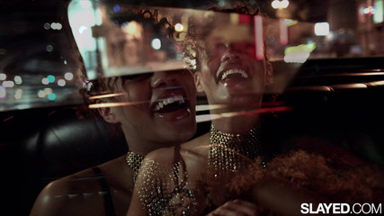 Slayed Dominant Scarlit Straps Celia in for a Wild Ride