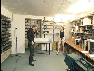 Blonde honey sucking cock like pro