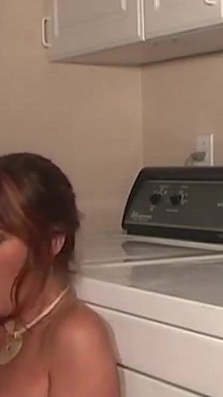 Homemade Real Couple Laundry Room Fuck