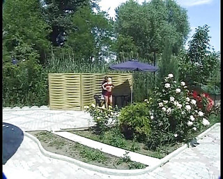 Round Ass Babe From Germany Pleasing Her Neighbor