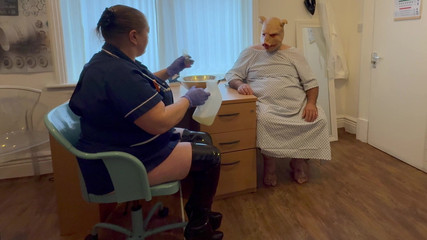 Matron Satana and Patient Piggy